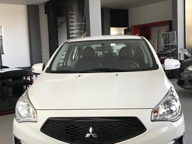 Cần bán Mitsubishi Attrage 1.2 CVT 2019, màu trắng, nhập khẩu nguyên chiếc