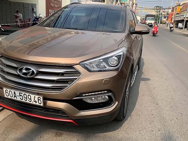 Bán Hyundai Santa Fe năm sản xuất 2015, màu nâu giá cạnh tranh