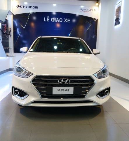 Bán Hyundai Accent 1.4 MT đời 2020, màu trắng, bản full0