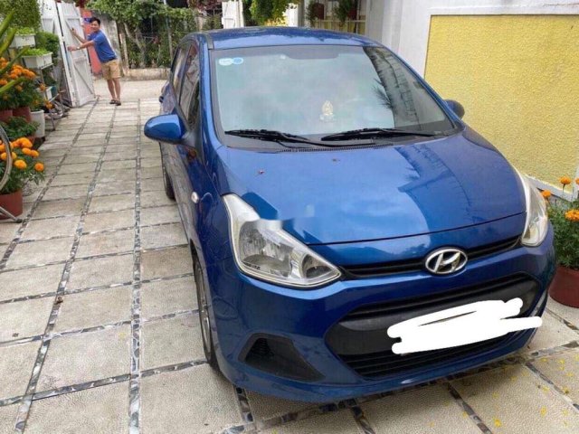 Bán Hyundai Grand i10 năm 2016, màu xanh lam0