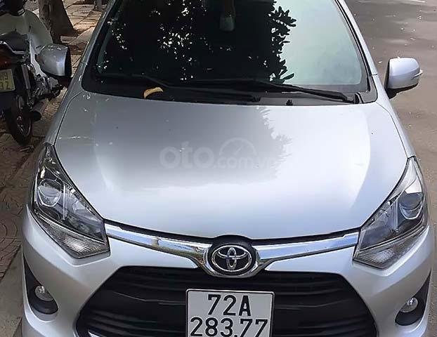 Cần bán xe Toyota Wigo MT năm 2018, màu bạc, xe nhập xe gia đình