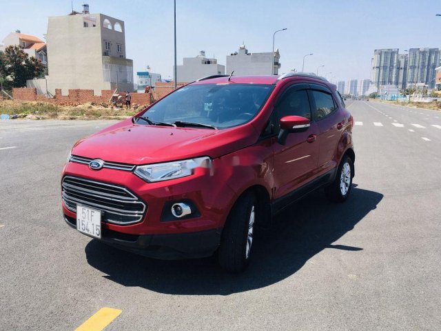 Cần bán gấp Ford EcoSport Titanium đời 2015, màu đỏ số tự động0