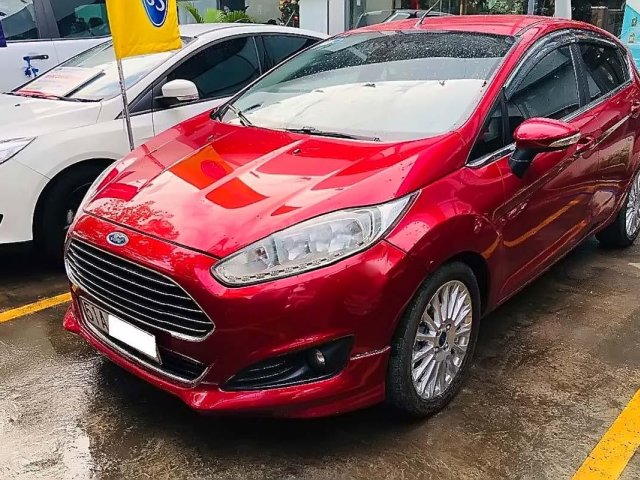 Xe Ford Fiesta S 1.0 AT Ecoboost đời 2014, màu đỏ, giá 395tr0