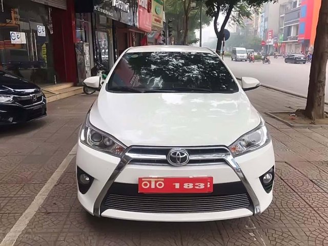 Bán xe Toyota Yaris G sản xuất năm 2015, màu trắng, nhập khẩu nguyên chiếc, giá chỉ 550 triệu