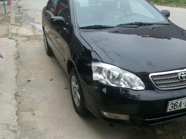 Cần bán lại xe Toyota Corolla Altis 1.8 năm 2003, màu đen, 205 triệu0