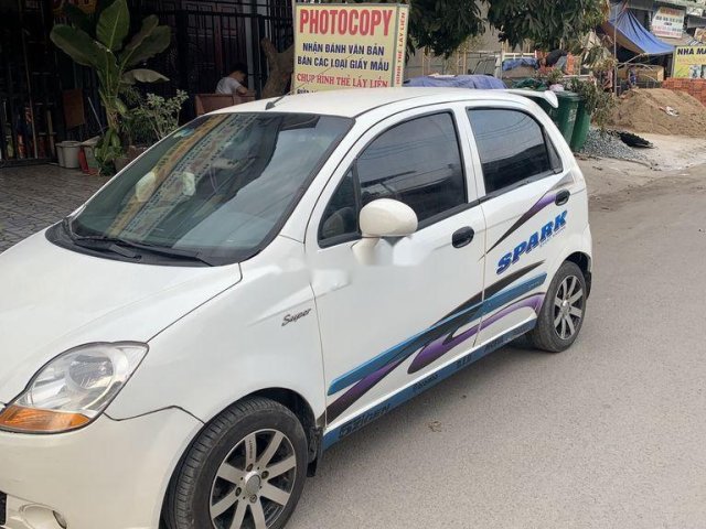 Bán xe Chevrolet Spark MT sản xuất 2009, màu trắng0