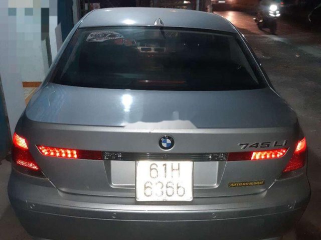 Bán BMW 745Li đời 2005, màu bạc, xe nhập, biển đẹp