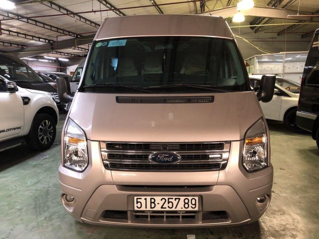 Bán ô tô Ford Transit Luxury năm sản xuất 2019, màu ghi vàng 