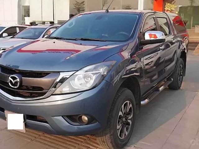 Bán Mazda BT 50 2.2L 4x2 AT năm sản xuất 2016, màu xanh lam, nhập khẩu xe gia đình, giá tốt0