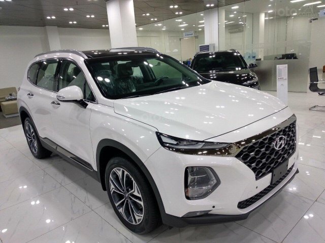 Ưu đãi giảm giá sâu khi mua chiếc Hyundai Santa Fe máy xăng cao cấp, đời 2020, giao xe nhanh0