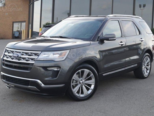 Sài Gòn Ford - Bán Ford Explorer Limited năm 2019, màu xám, xe nhập