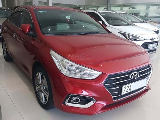Bán xe Hyundai Accent 1.4 AT đời 2018, màu đỏ số tự động, giá tốt0