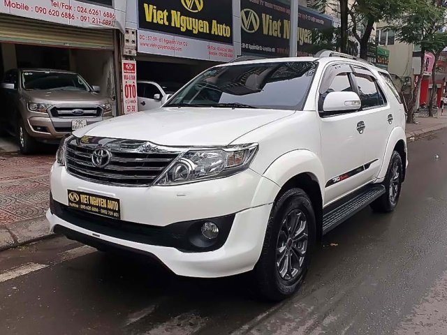 Bán Toyota Fortuner 2.7 sportivo sản xuất 2015, màu trắng  0