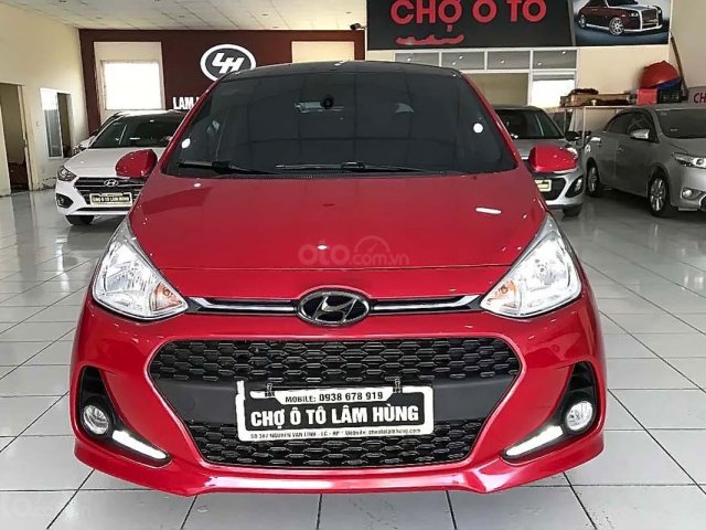 Bán Hyundai Grand i10 1.2 AT năm 2018, màu đỏ, số tự động