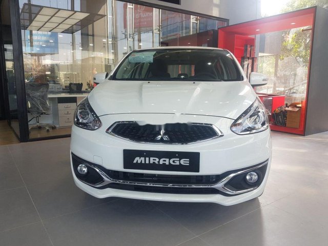 Bán xe Mitsubishi Mirage 2019, màu trắng, xe nhập, giao ngay