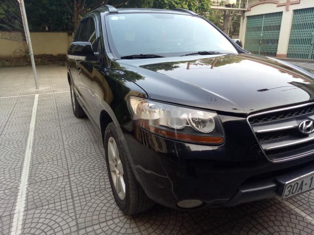 Bán xe Hyundai Santa Fe AT 2.0 sản xuất 2008, màu đen, giá chỉ 473 triệu0