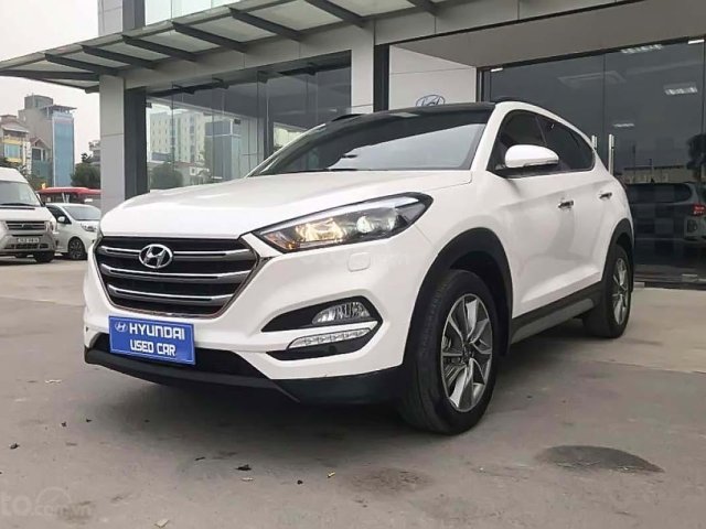 Bán Hyundai Tucson 2.0 ATH năm 2018, màu trắng như mới0