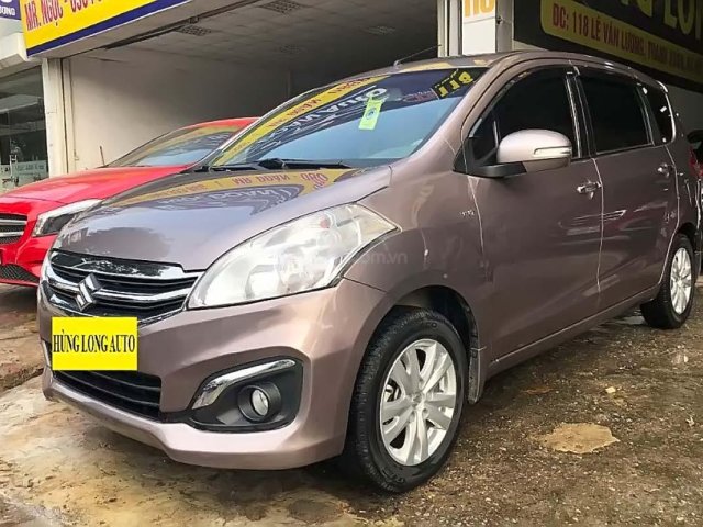 Cần bán lại xe Suzuki Ertiga 1.4 AT sản xuất 2017, màu nâu, nhập khẩu nguyên chiếc0