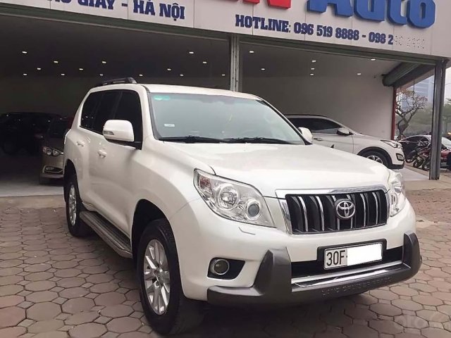 Xe Toyota Prado TXL 2.7L sản xuất năm 2010, màu trắng, nhập khẩu số tự động0