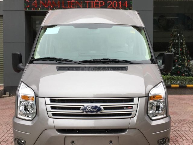 Bán Ford Transit Luxury 2019, màu ghi vàng, mới 100%, còn 1 xe duy nhất, chỉ 200 triệu lăn bánh, làm biển Hà Nội