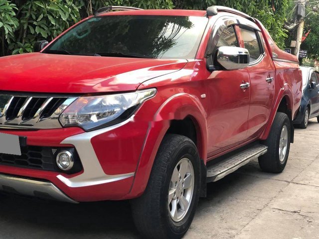 Xe Mitsubishi Triton MT sản xuất 2017, màu đỏ, xe nhập số sàn