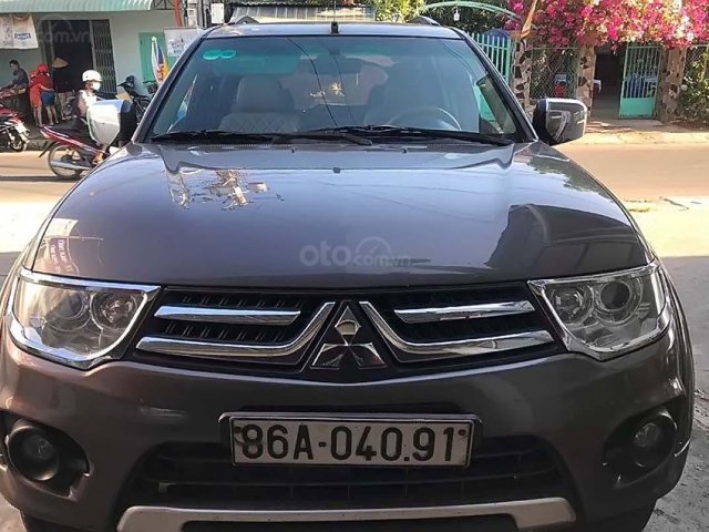 Bán Mitsubishi Pajero Sport D 4x2 MT 2016, màu nâu xe gia đình giá cạnh tranh0