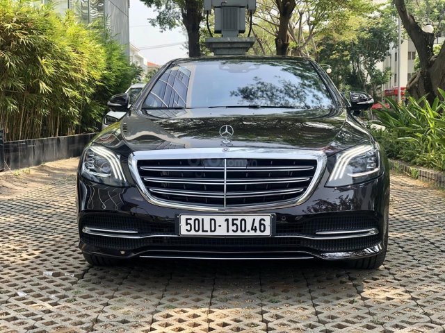 [Hot Sale] Mercedes-Benz S450 Luxury 2020 cũ, màu đen Ruby - nội thất nâu, chính hãng0