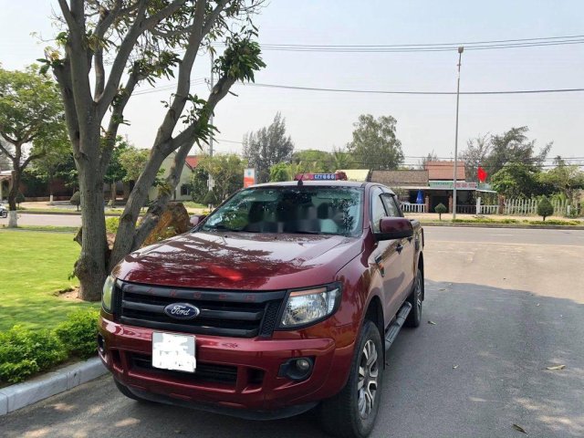 Bán Ford Ranger sản xuất 2014, màu đỏ, số tự động