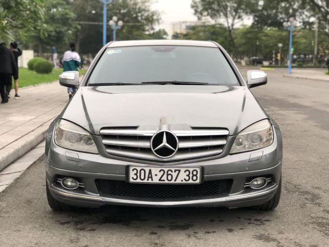 Bán xe Mercedes C class năm 2008, màu xám0