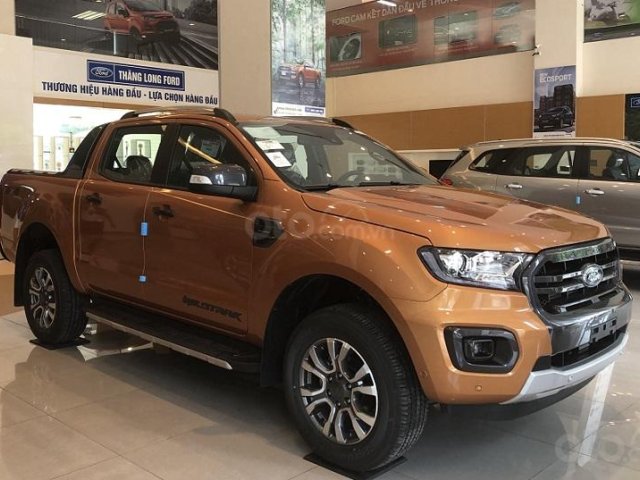 Thái Nguyên Ford bán xe Ford Ranger Wildtrak 2.0L 4x4 AT 2020, số tự động 10 cấp, trả góp lãi suất thấp nhất0