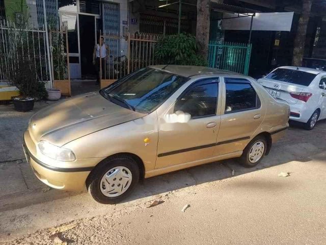 Cần bán xe Fiat Siena ELX 2002, màu vàng, giá 58tr0