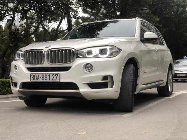 Bán BMW X5 - 2015, đăng ký chính chủ sử dụng, màu trắng, nội thất da bò, NK chính hãng, 1 chủ sử dụng từ đăng ký mới0