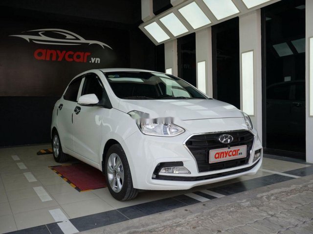 Cần bán xe Hyundai Grand i10 năm sản xuất 2019, màu trắng giá cạnh tranh0