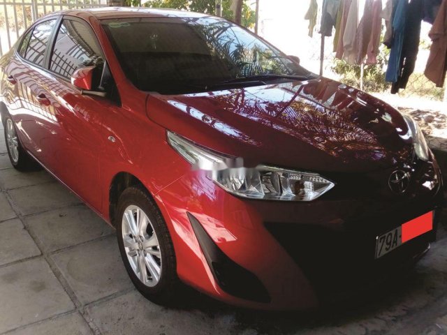 Bán Toyota Vios E MT sản xuất 2019, màu đỏ ít sử dụng0