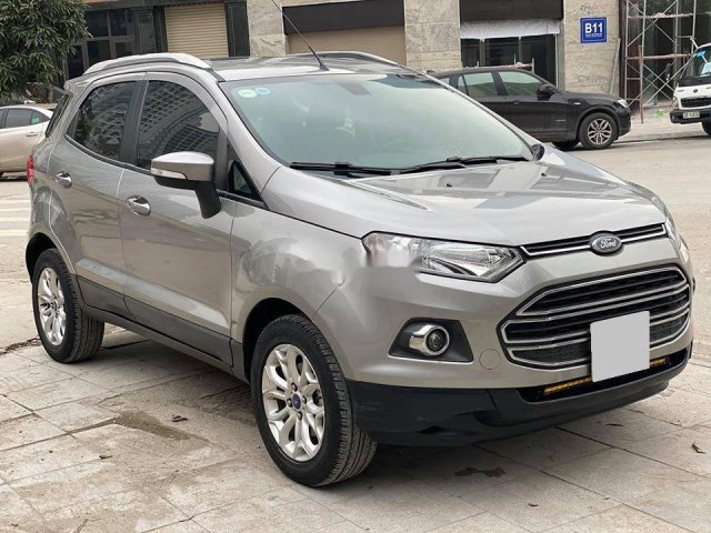 Bán Ford EcoSport Titanium AT sản xuất 2016 chính chủ, giá 443tr, màu xám0