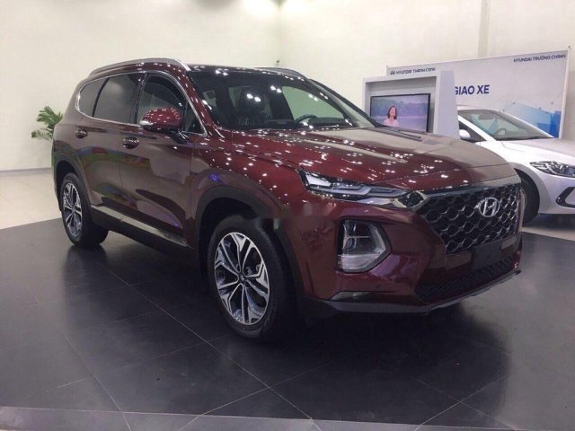 Bán xe Hyundai Santa Fe sản xuất 2020, màu đỏ