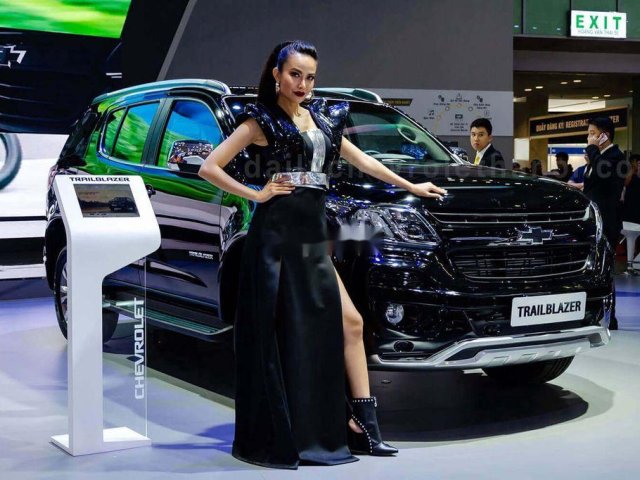 Bán Chevrolet Trailblazer đời 2019, màu đen, nhập khẩu Thái Lan 0