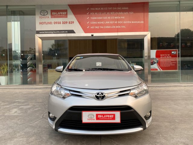 Cần bán Toyota Vios 1.5E CVT 2018, bạc, Tp. HCM, chính chủ, giá tốt