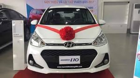 Bán Hyundai Grand i10, giá chỉ 320 triệu, có xe sẵn giao xe ngay, ưu đãi lớn0