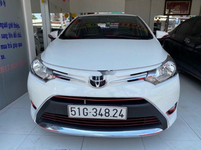 Bán ô tô Toyota Vios 2017, màu trắng còn mới, giá tốt0