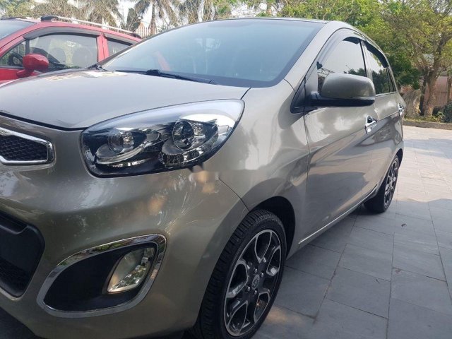 Cần bán lại xe Kia Picanto đời 2013, màu ghi vàng 0