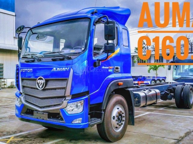 Thaco Cần Thơ bán xe tải Thaco Auman C160. E4 9,1 tấn, thùng dài 7,4m máy Cummins, hỗ trợ trả góp vay 75%0