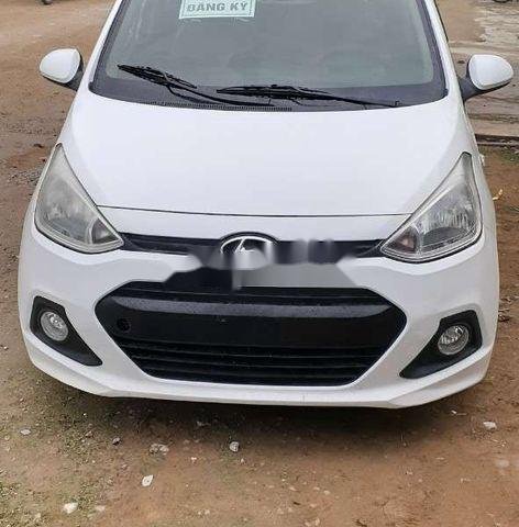 Bán xe Hyundai Grand i10 sản xuất 2014, màu trắng0