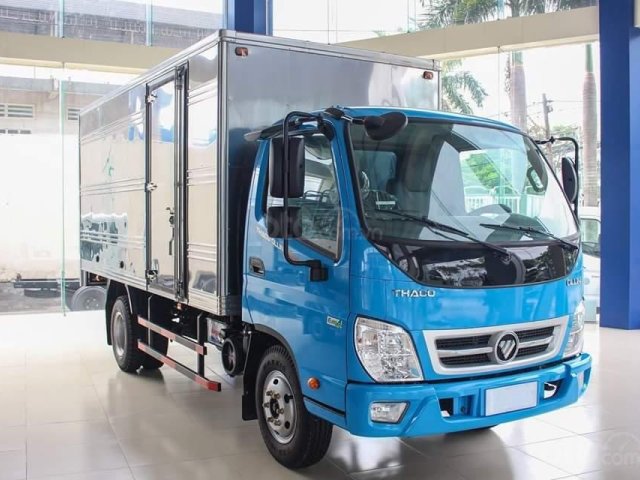 Xe tải Thaco Ollin 350 thùng bạt đã phủ bạt  tải trọng 215 tấn euro 4