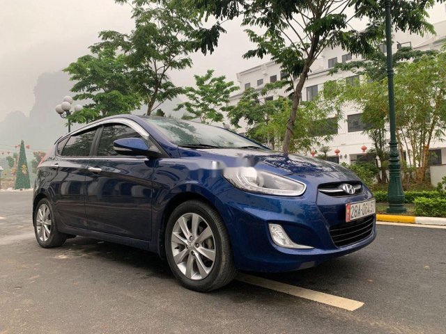 Bán ô tô Hyundai Accent 2015, màu xanh lam, xe nhập0