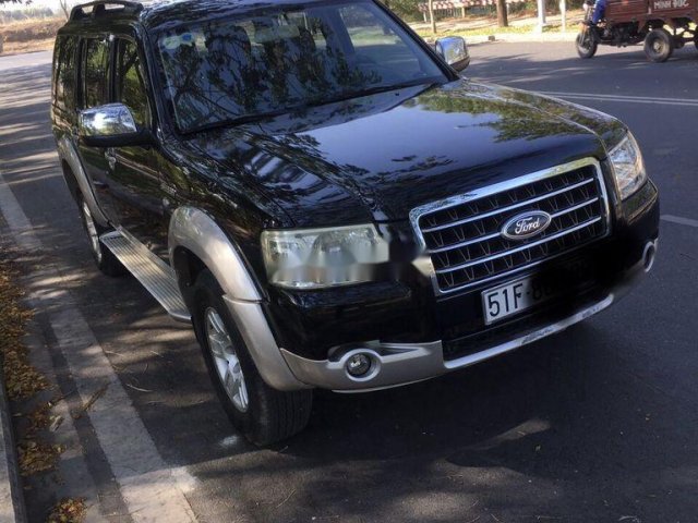 Cần bán Ford Everest AT đời 2008, màu đen, nhập khẩu ít sử dụng, giá 320tr