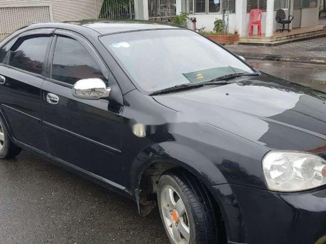 Bán Daewoo Lacetti năm 2005, màu đen, số sàn0