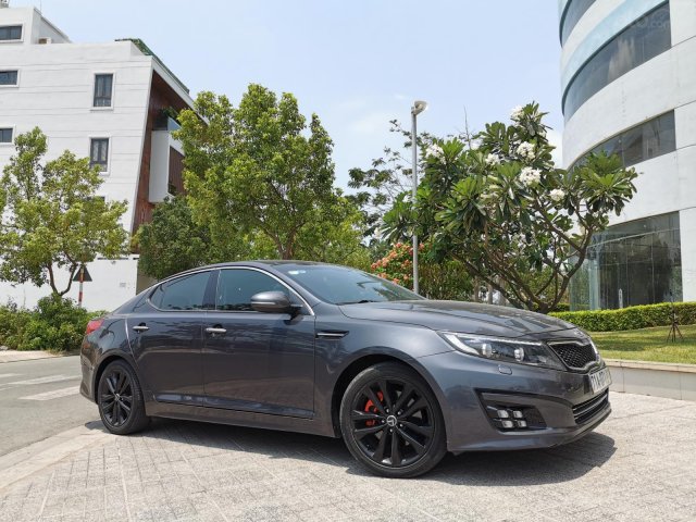 Cần bán gấp Kia Optima sản xuất năm 2015, màu xám, nhập khẩu, 655 triệu