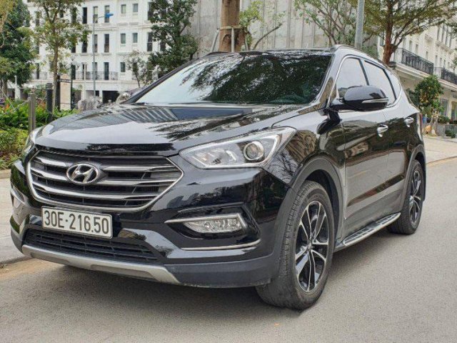 Bán ô tô Hyundai Santa Fe năm sản xuất 2016, màu đen0