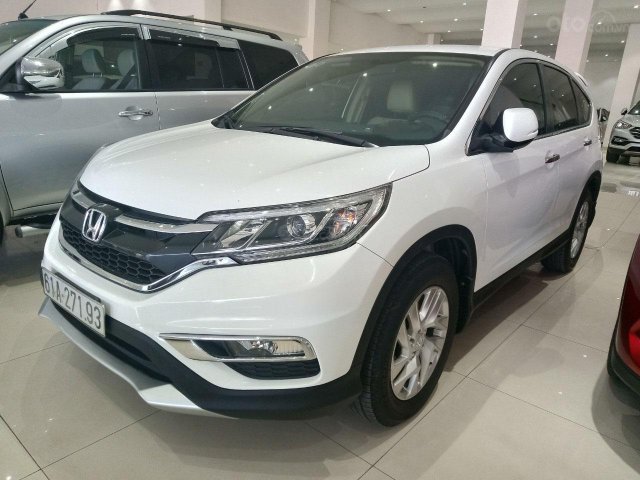 Bán Honda CRV 2.0 2016 màu trắng, xe một chủ từ đầu còn zin nguyên bản